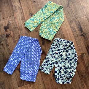 3 Lularoe leggings OS, gently used, varied patterns, smoke and pet free home